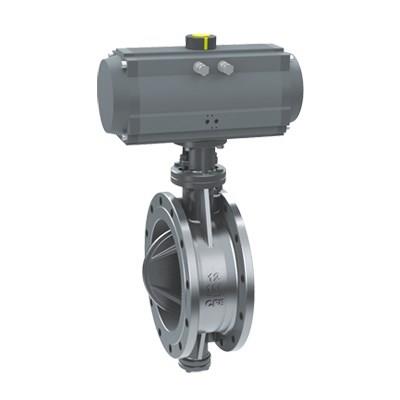 气动法兰蝶阀D643H-16C